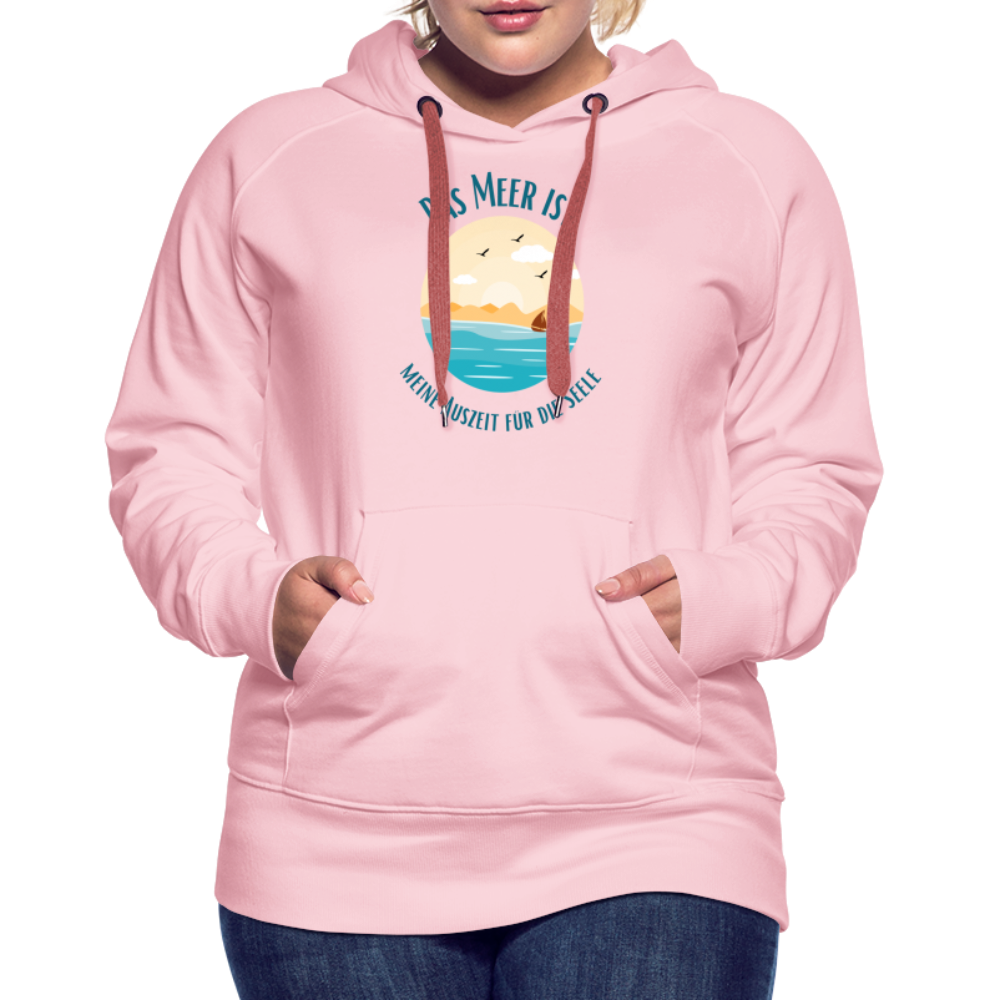 Frauen Premium Hoodie - Das Meer - Kristallrosa