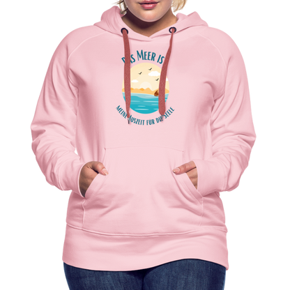 Frauen Premium Hoodie - Das Meer - Kristallrosa