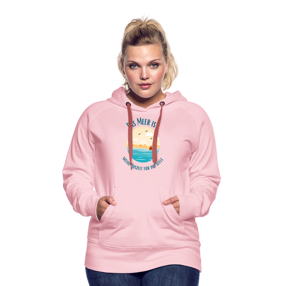 Frauen Premium Hoodie - Das Meer - Kristallrosa