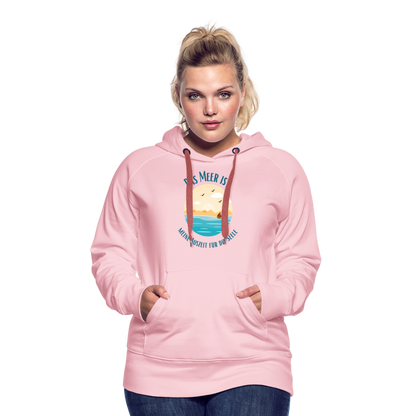 Frauen Premium Hoodie - Das Meer - Kristallrosa