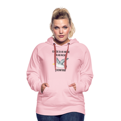 Frauen Premium Hoodie - Da wo andere Urlaub machen - Kristallrosa