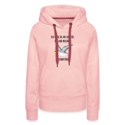 Frauen Premium Hoodie - Da wo andere Urlaub machen - Kristallrosa