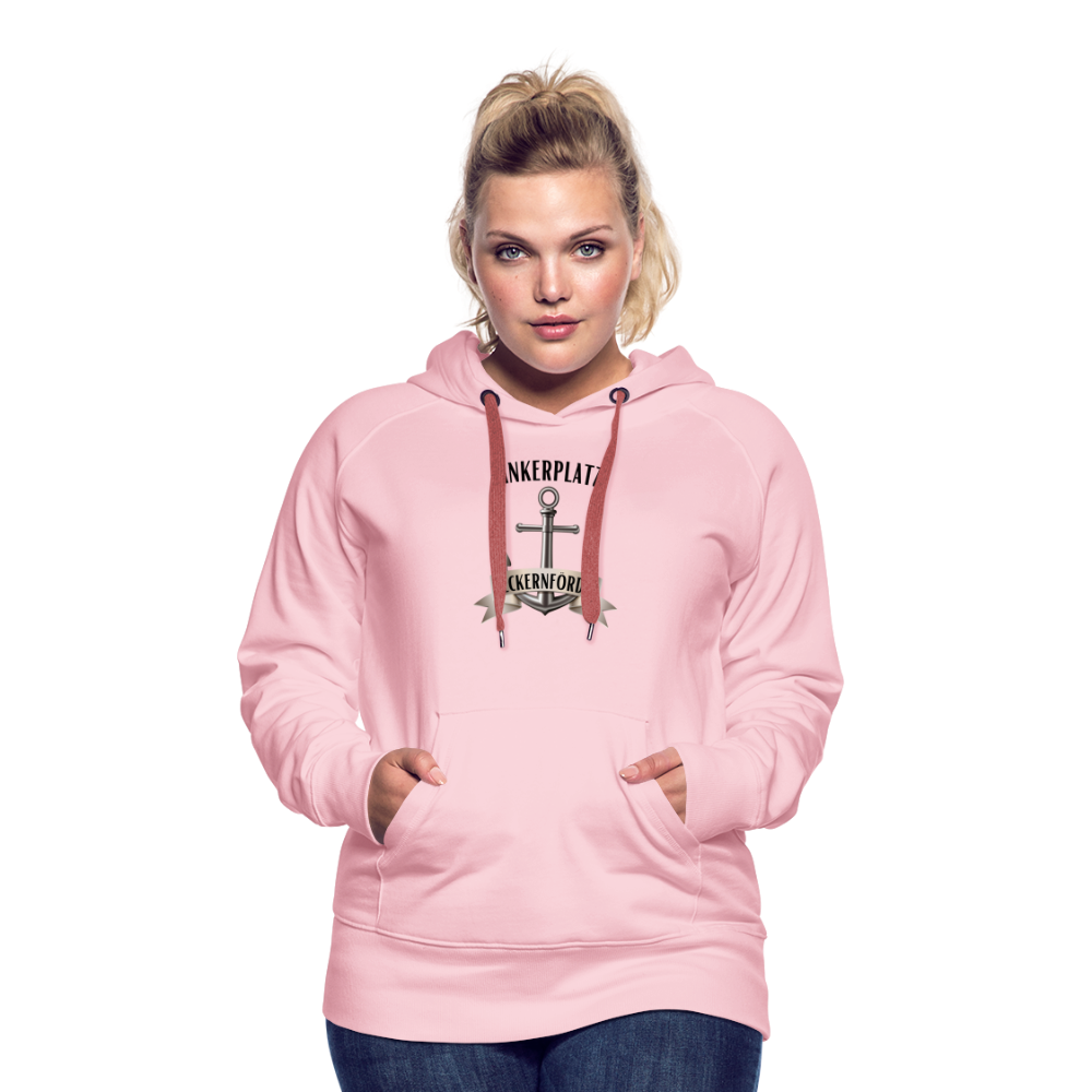 Frauen Premium Hoodie - Ankerplatz Eckernförde - Kristallrosa