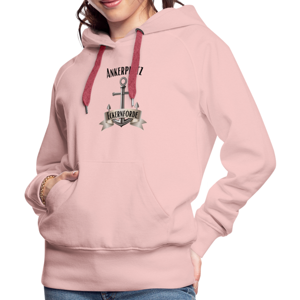 Frauen Premium Hoodie - Ankerplatz Eckernförde - Kristallrosa