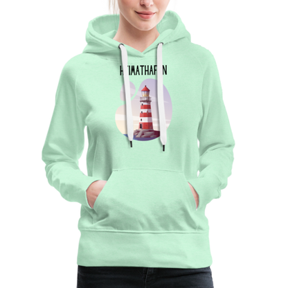 Frauen Premium Hoodie - Heimathafen - helles Mintgrün