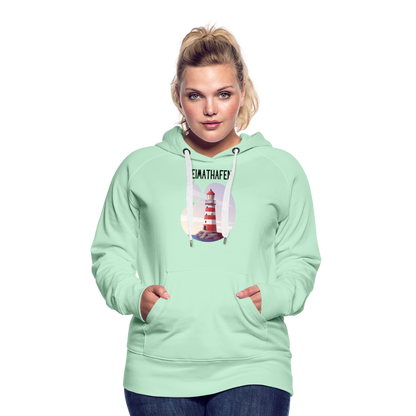 Frauen Premium Hoodie - Heimathafen - helles Mintgrün