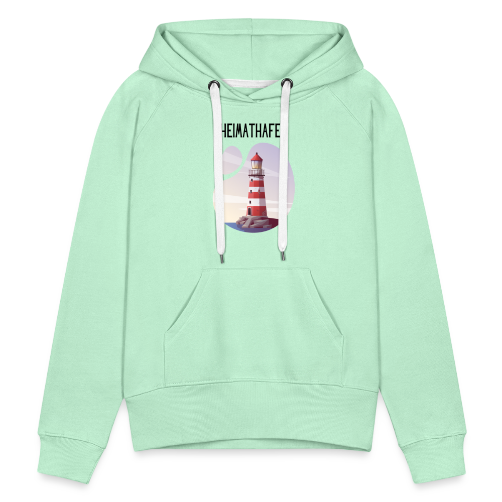 Frauen Premium Hoodie - Heimathafen - helles Mintgrün