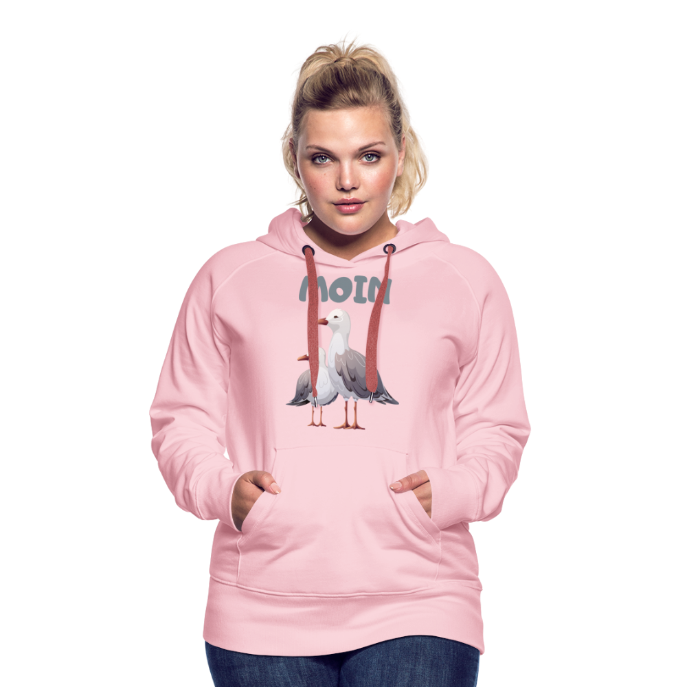 Frauen Premium Hoodie - Moin Möwe - Kristallrosa