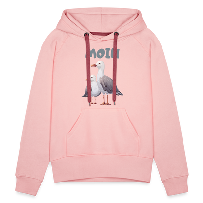 Frauen Premium Hoodie - Moin Möwe - Kristallrosa