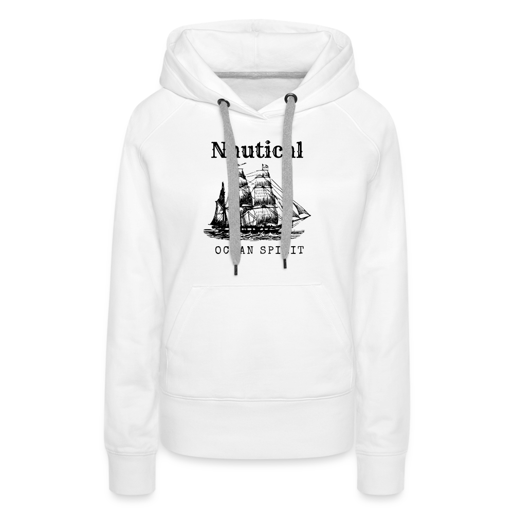 Frauen Premium Hoodie - Nautical Ocean Spirit - weiß