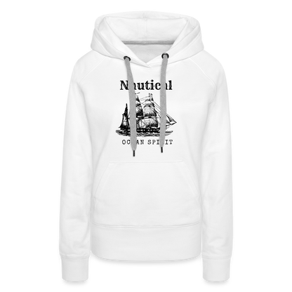 Frauen Premium Hoodie - Nautical Ocean Spirit - weiß