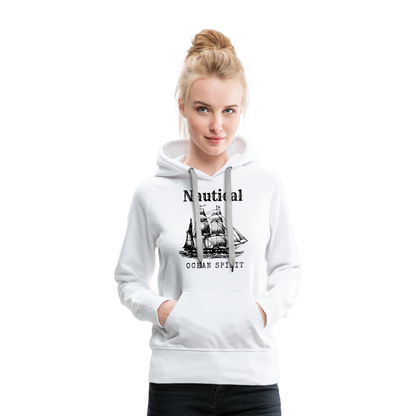 Frauen Premium Hoodie - Nautical Ocean Spirit - weiß