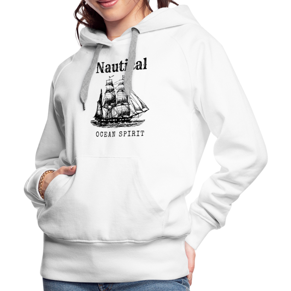 Frauen Premium Hoodie - Nautical Ocean Spirit - weiß