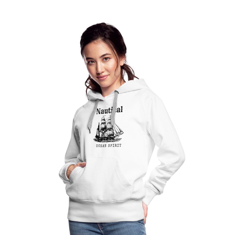 Frauen Premium Hoodie - Nautical Ocean Spirit - weiß