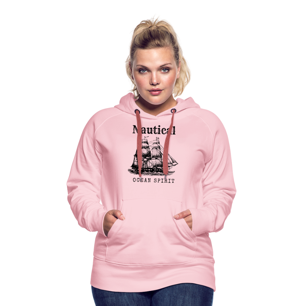 Frauen Premium Hoodie - Nautical Ocean Spirit - Kristallrosa