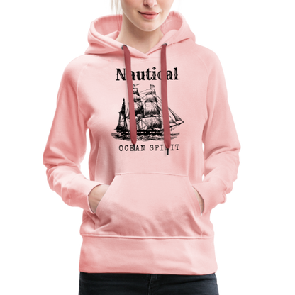 Frauen Premium Hoodie - Nautical Ocean Spirit - Kristallrosa