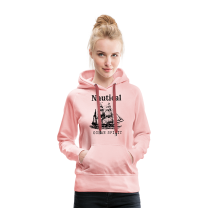 Frauen Premium Hoodie - Nautical Ocean Spirit - Kristallrosa