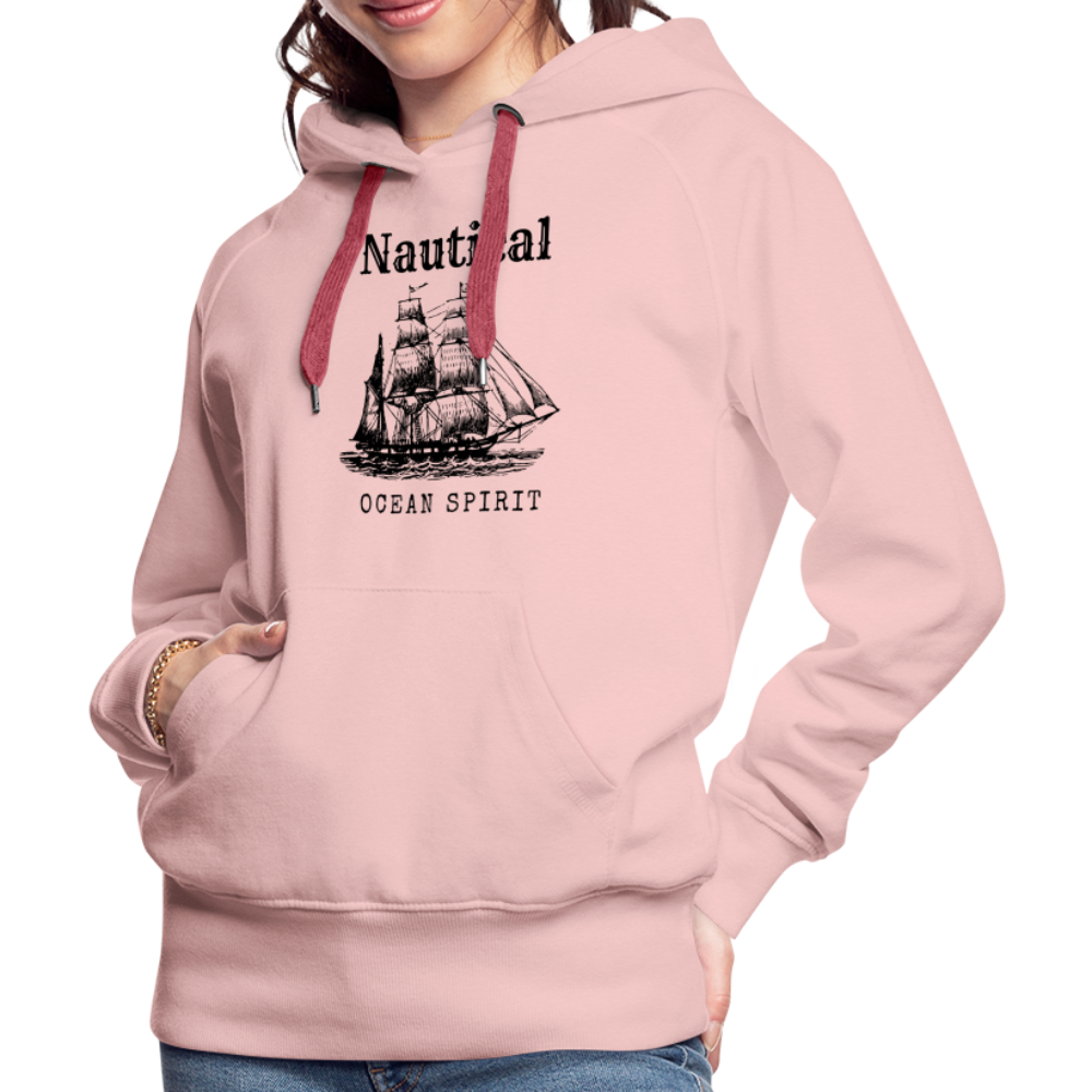 Frauen Premium Hoodie - Nautical Ocean Spirit - Kristallrosa