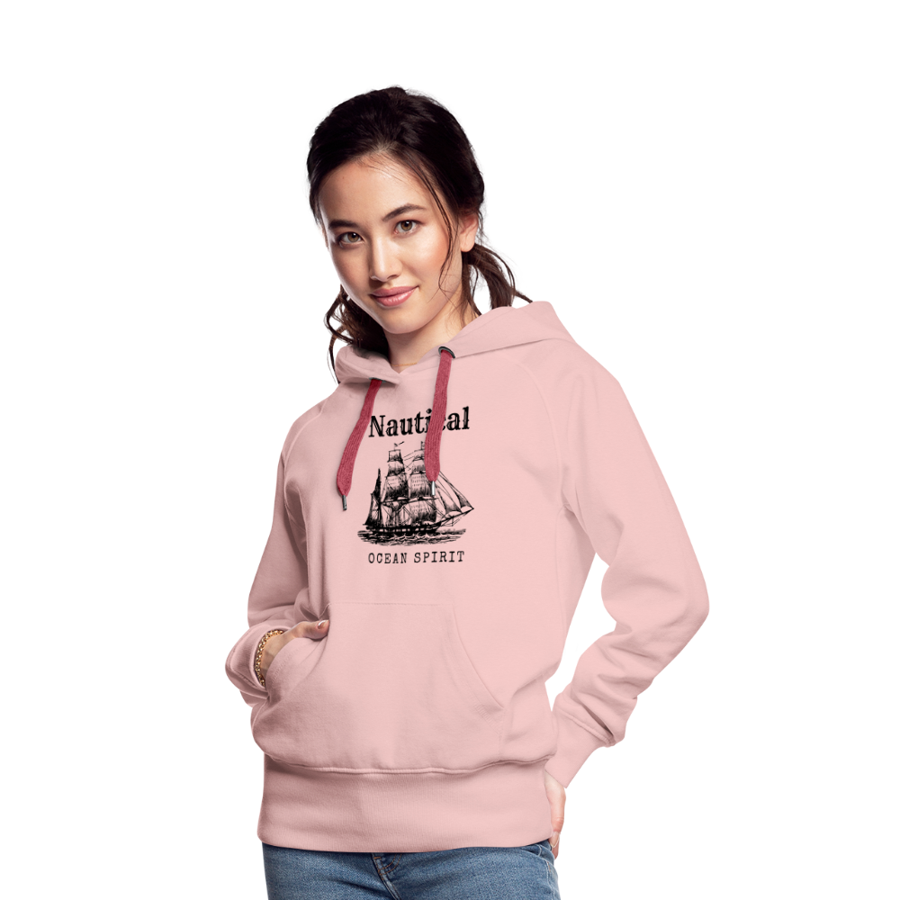 Frauen Premium Hoodie - Nautical Ocean Spirit - Kristallrosa