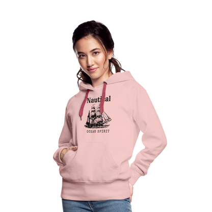 Frauen Premium Hoodie - Nautical Ocean Spirit - Kristallrosa