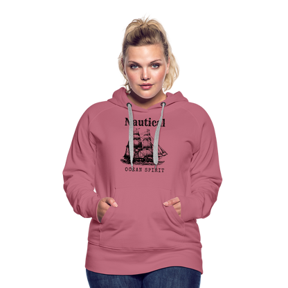 Frauen Premium Hoodie - Nautical Ocean Spirit - Malve