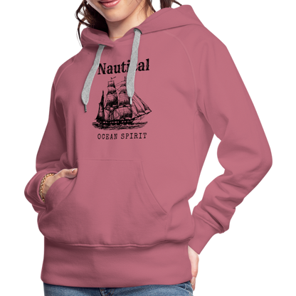 Frauen Premium Hoodie - Nautical Ocean Spirit - Malve