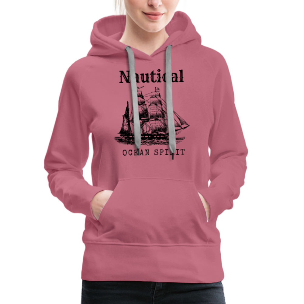 Frauen Premium Hoodie - Nautical Ocean Spirit - Malve