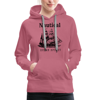 Frauen Premium Hoodie - Nautical Ocean Spirit - Malve