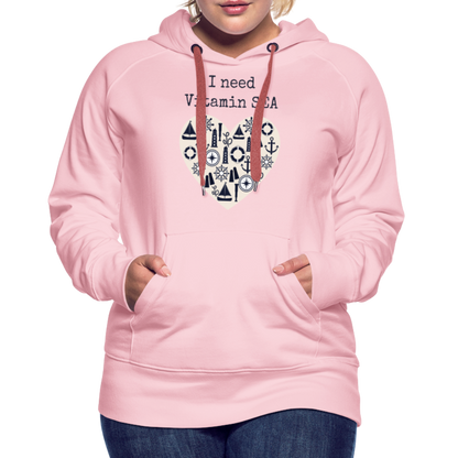 Frauen Premium Hoodie - Vitamin SEA - Kristallrosa