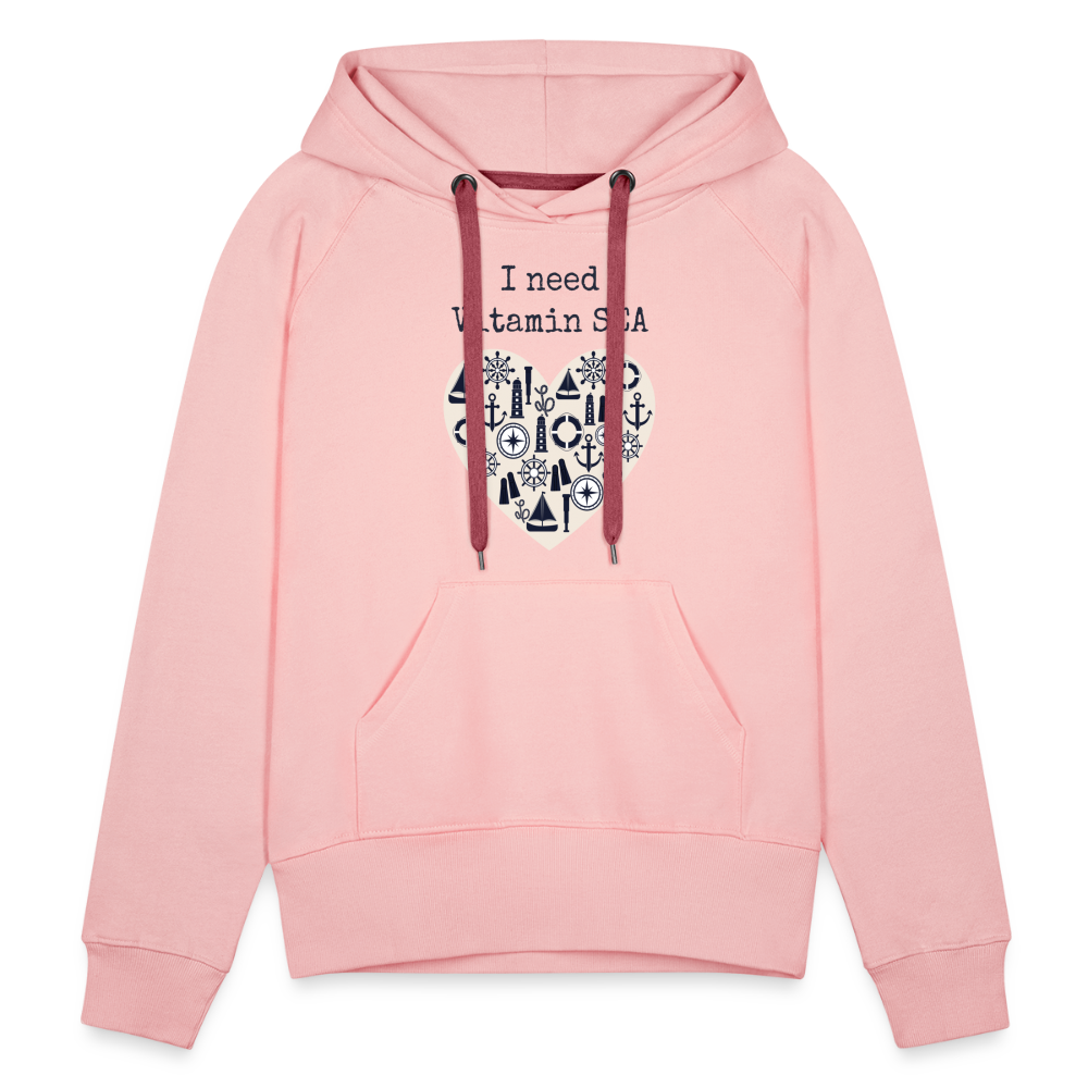 Frauen Premium Hoodie - Vitamin SEA - Kristallrosa