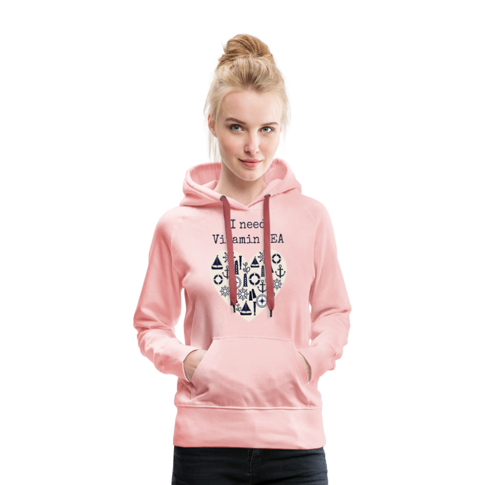 Frauen Premium Hoodie - Vitamin SEA - Kristallrosa