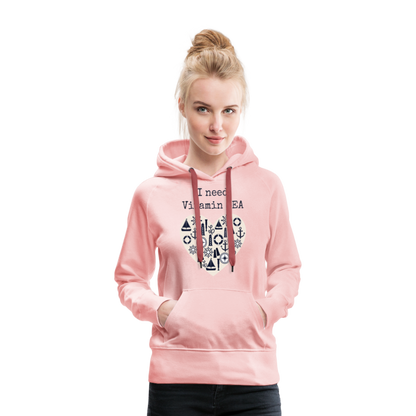 Frauen Premium Hoodie - Vitamin SEA - Kristallrosa