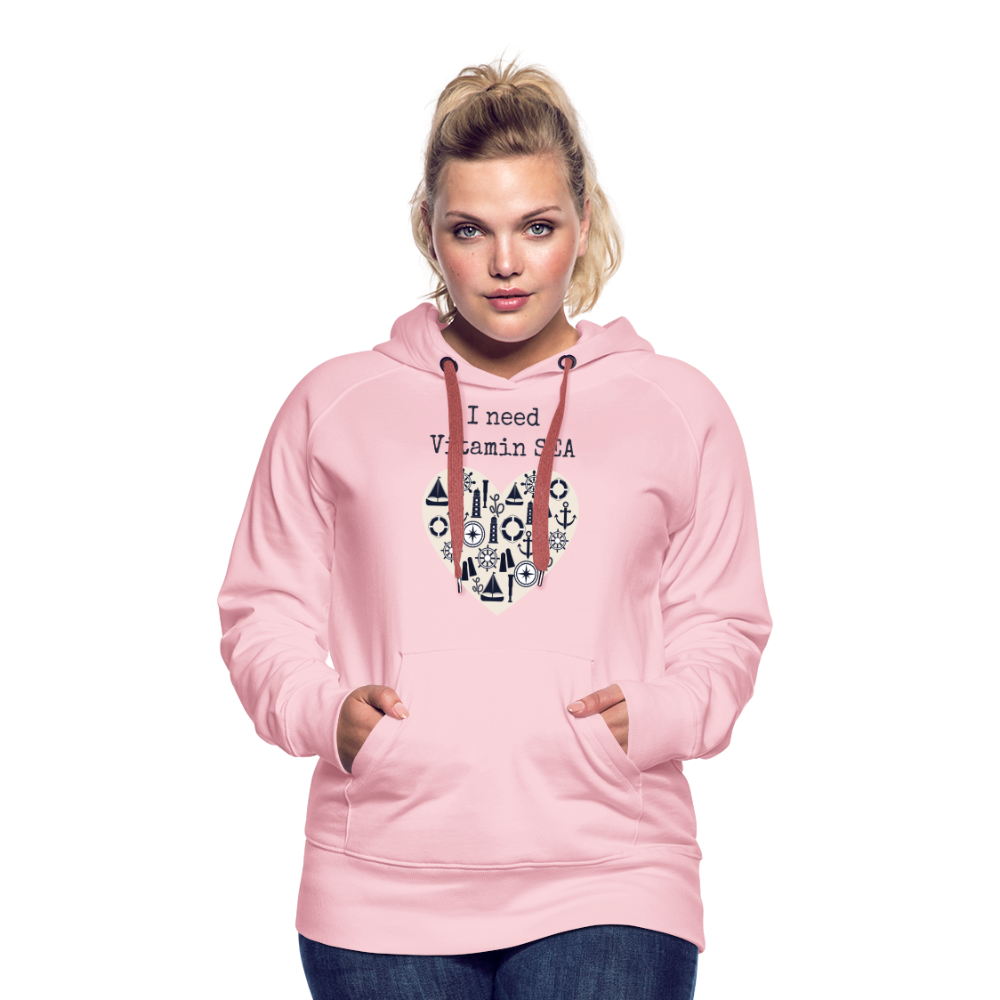 Frauen Premium Hoodie - Vitamin SEA - Kristallrosa