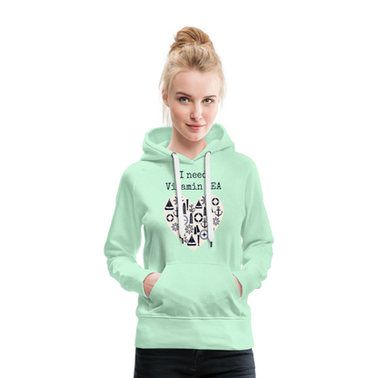 Frauen Premium Hoodie - Vitamin SEA - helles Mintgrün