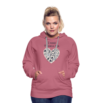 Frauen Premium Hoodie - Vitamin SEA - Malve