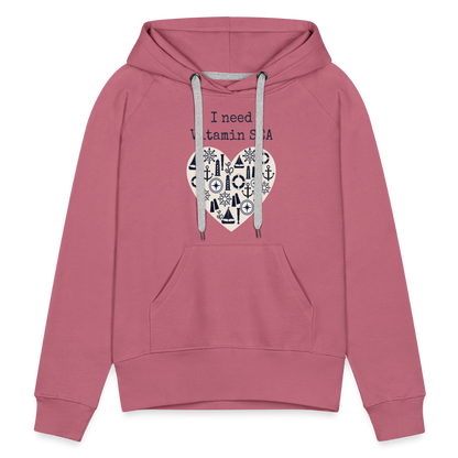 Frauen Premium Hoodie - Vitamin SEA - Malve