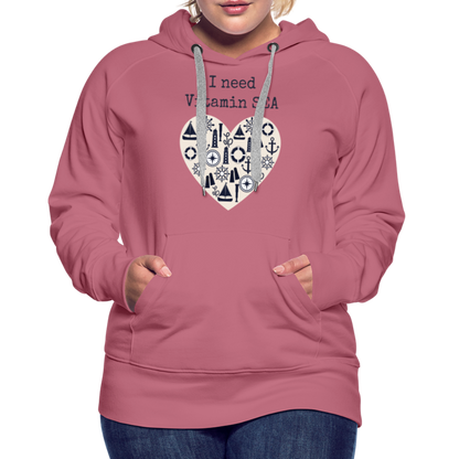 Frauen Premium Hoodie - Vitamin SEA - Malve