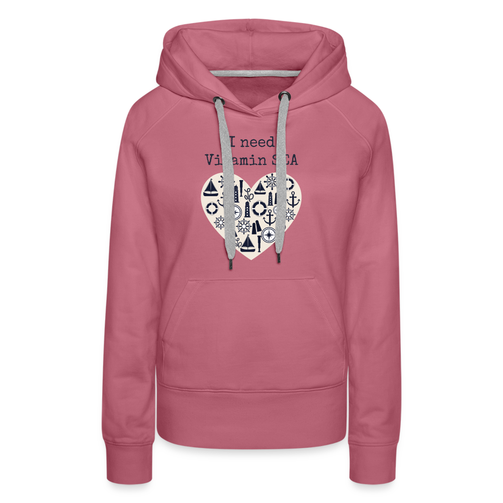 Frauen Premium Hoodie - Vitamin SEA - Malve