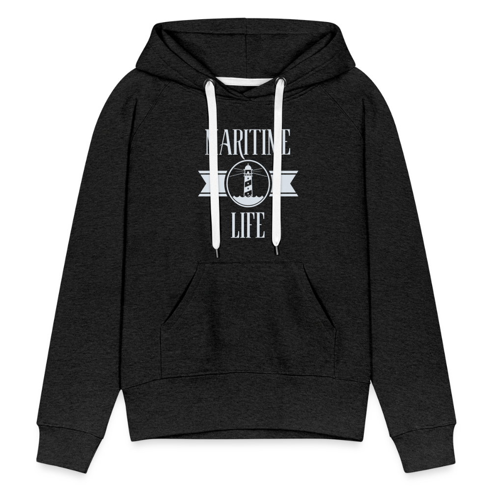 Frauen Premium Hoodie - Maritime Life - Anthrazit