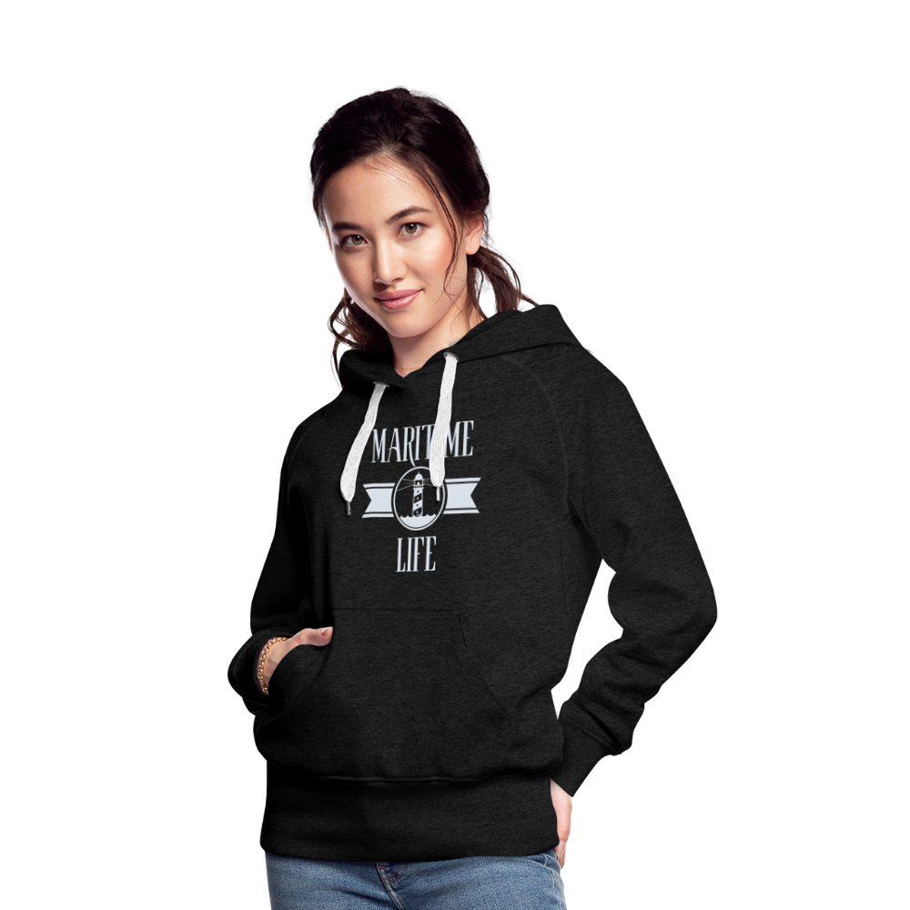 Frauen Premium Hoodie - Maritime Life - Anthrazit