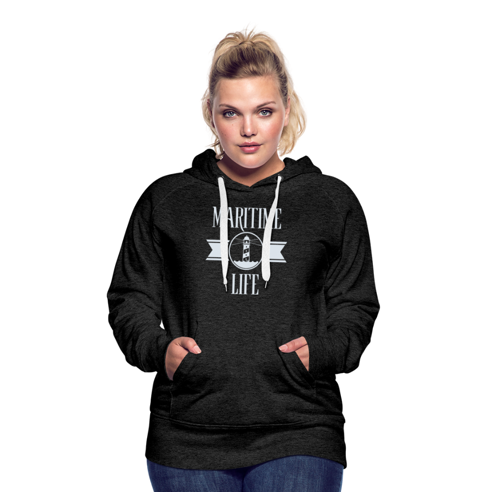 Frauen Premium Hoodie - Maritime Life - Anthrazit