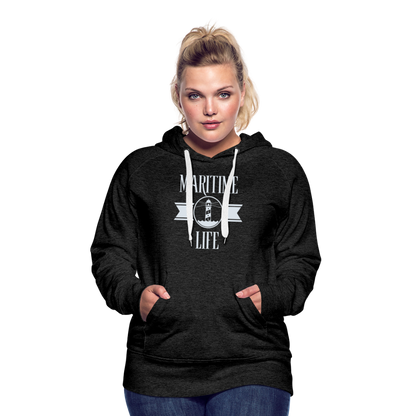 Frauen Premium Hoodie - Maritime Life - Anthrazit