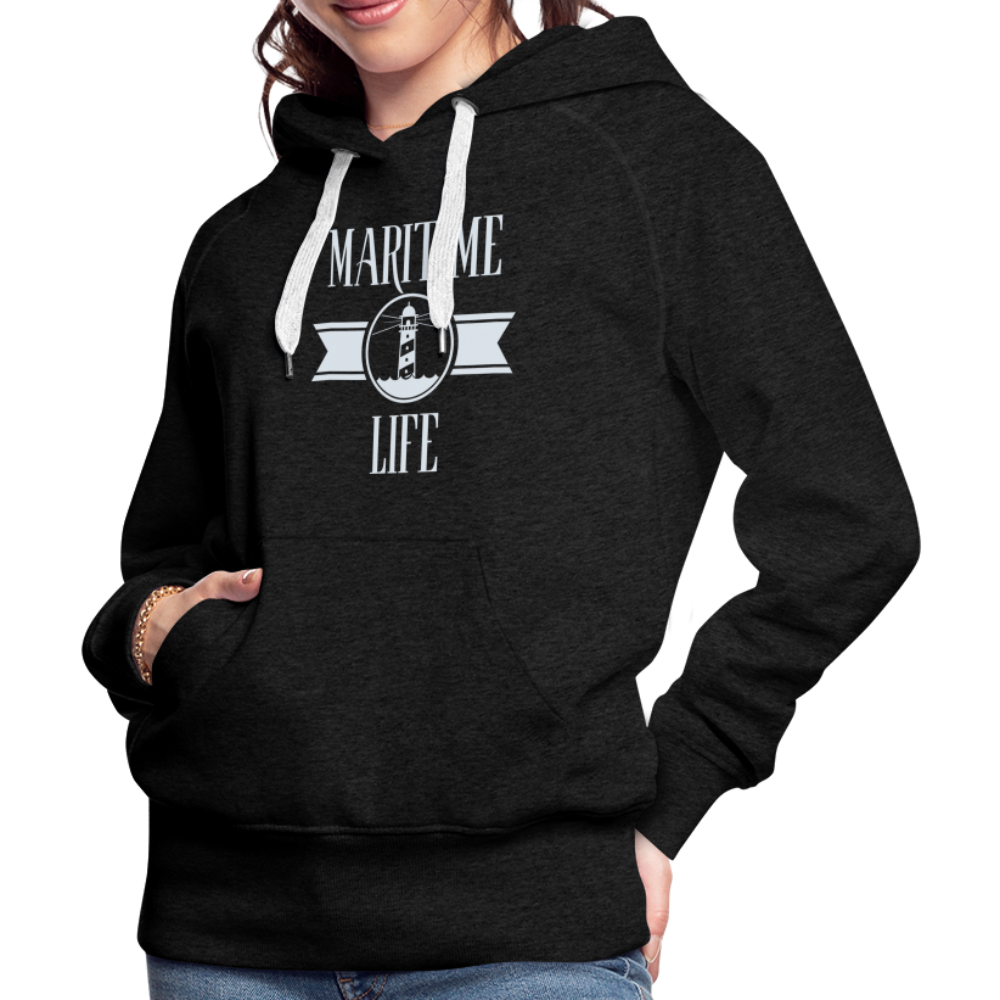 Frauen Premium Hoodie - Maritime Life - Anthrazit