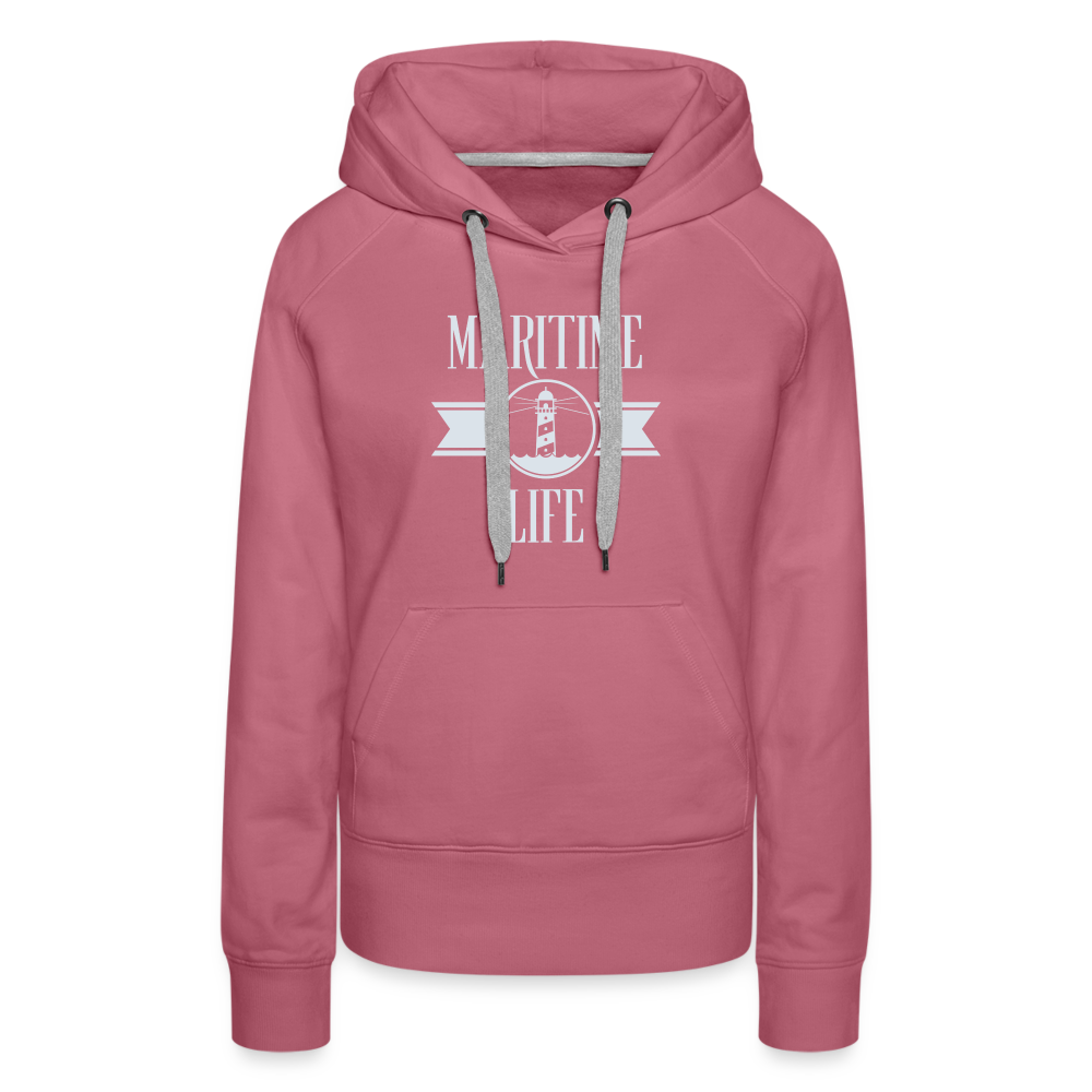 Frauen Premium Hoodie - Maritime Life - Malve