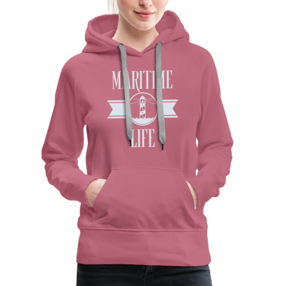 Frauen Premium Hoodie - Maritime Life - Malve