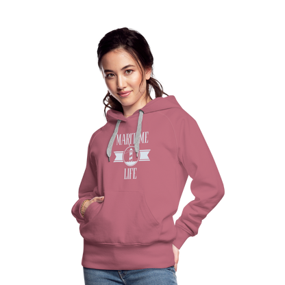 Frauen Premium Hoodie - Maritime Life - Malve