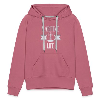 Frauen Premium Hoodie - Maritime Life - Malve