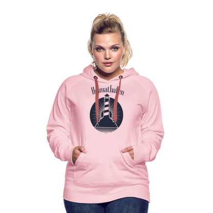 Frauen Premium Hoodie - Heimathafen Leuchtturm - Kristallrosa