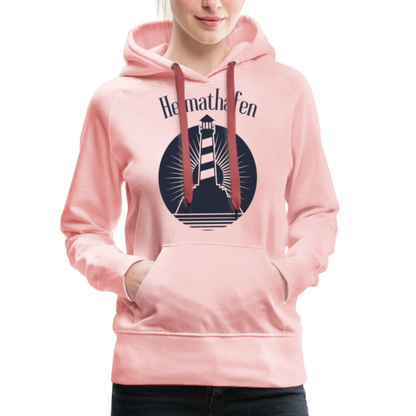 Frauen Premium Hoodie - Heimathafen Leuchtturm - Kristallrosa