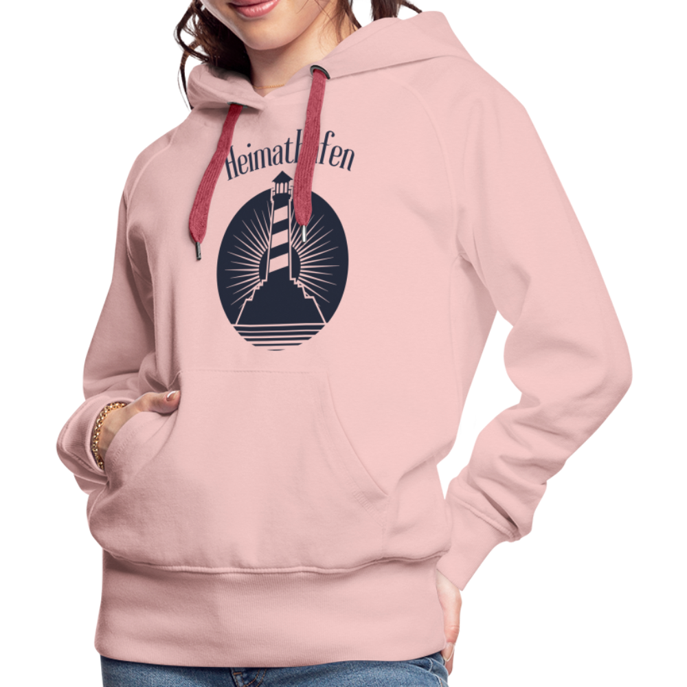 Frauen Premium Hoodie - Heimathafen Leuchtturm - Kristallrosa